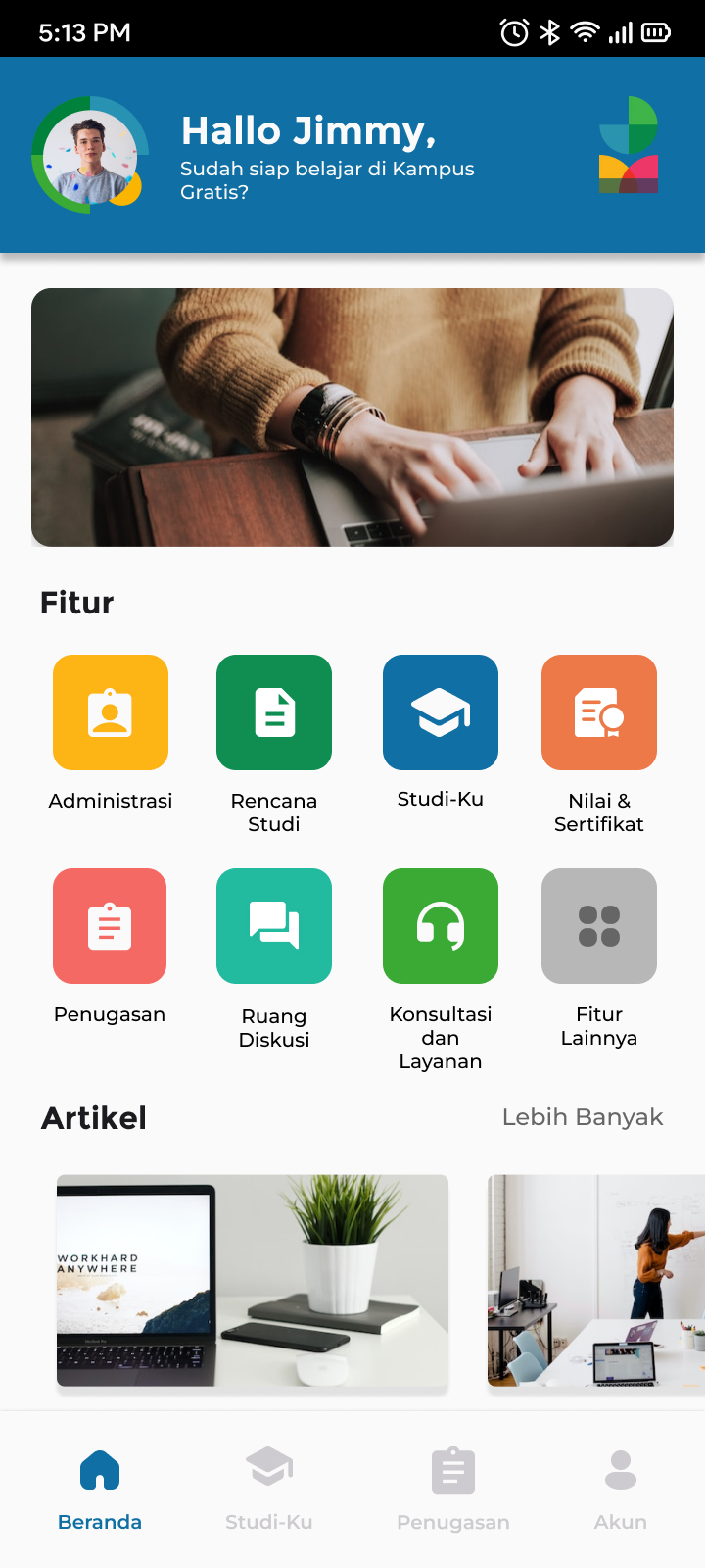 Kampus Gratis (LMS) screenshot 2
