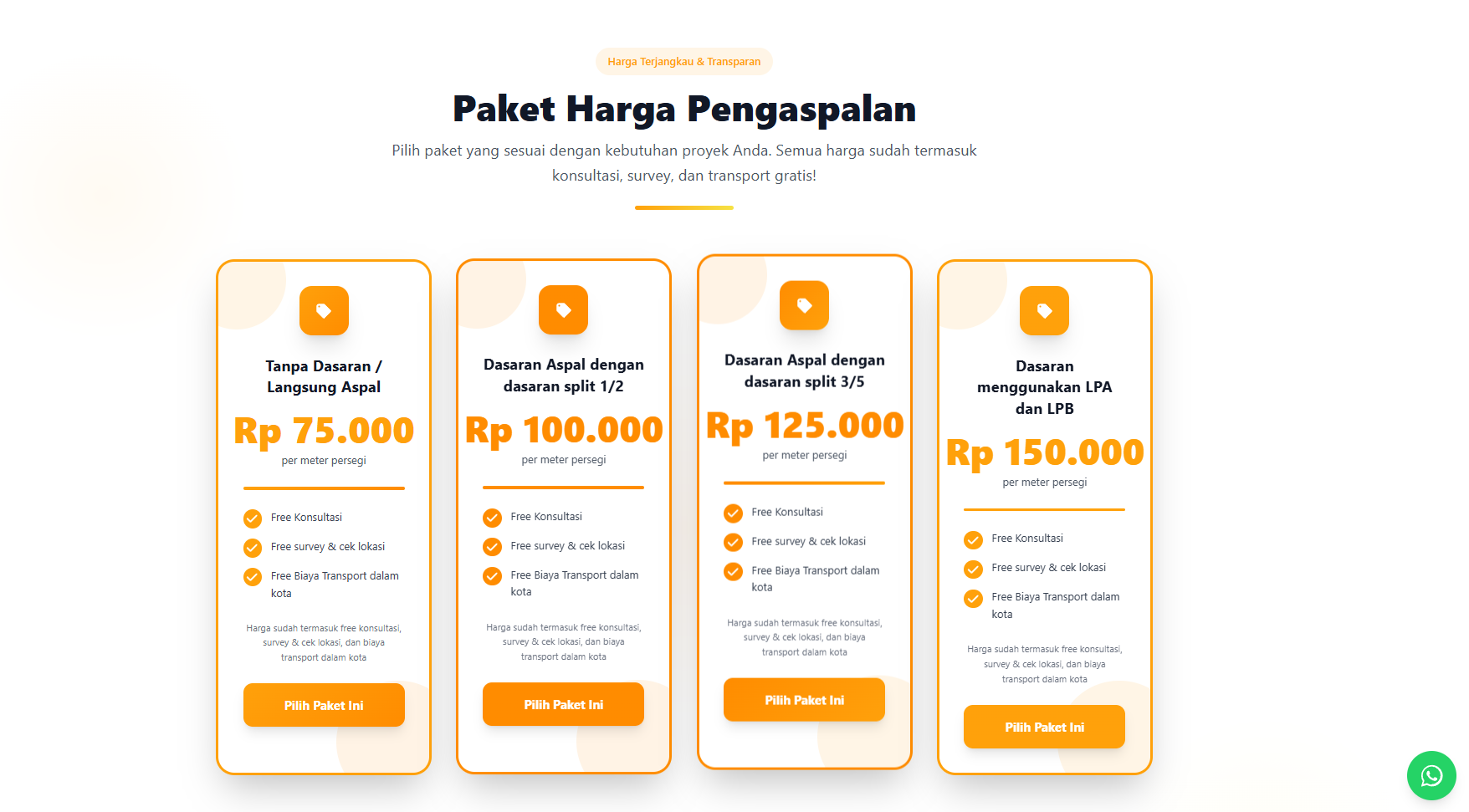 Landing Page - Utama Jaya screenshot 2