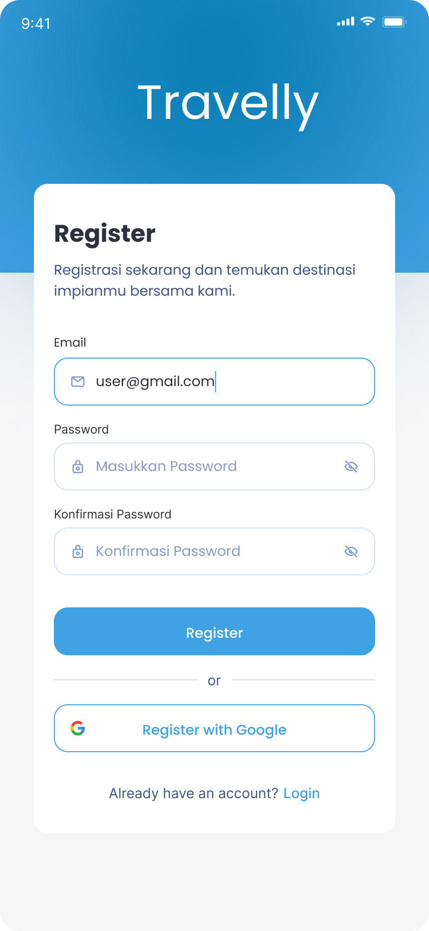 Travelly (Tourism App) screenshot 1