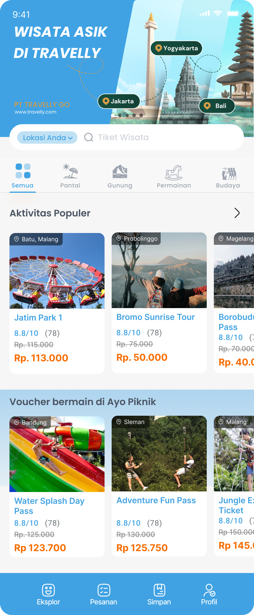 Travelly (Tourism App) screenshot 2